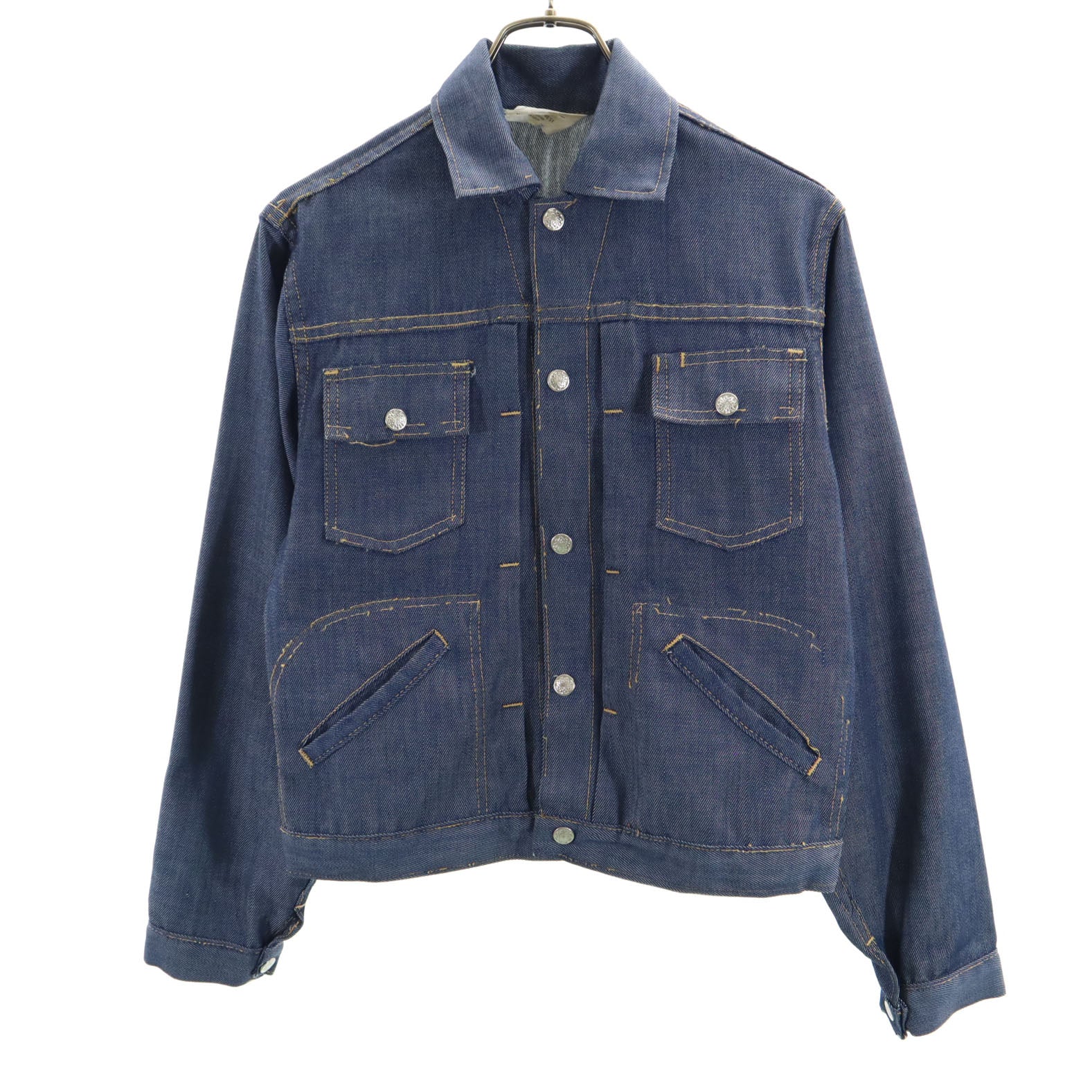 JCPenney ジェイシーペニー 70s ヴィンテージ デニムジャケット M ネイビー RANCH CRAFT トラッカー レディース