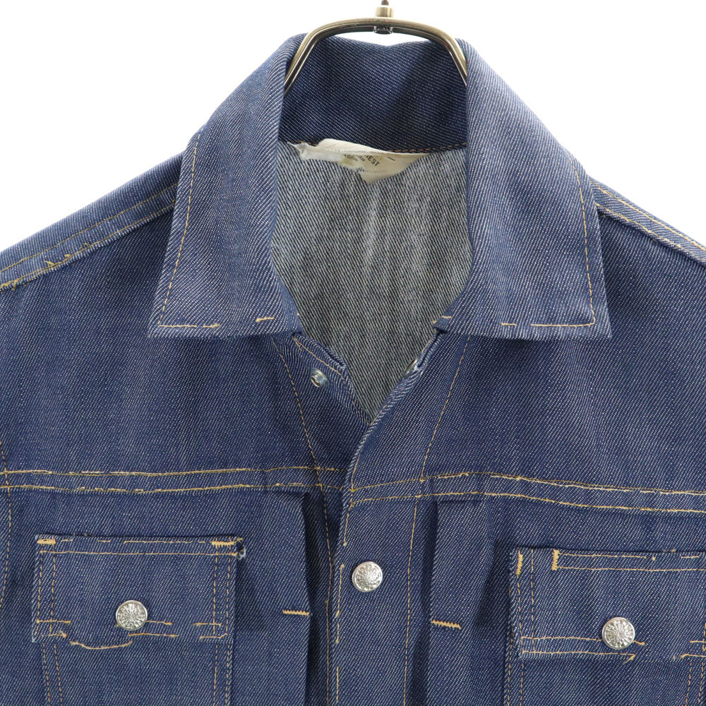 JCPenney ジェイシーペニー 70s ヴィンテージ デニムジャケット M ネイビー RANCH CRAFT トラッカー レディース