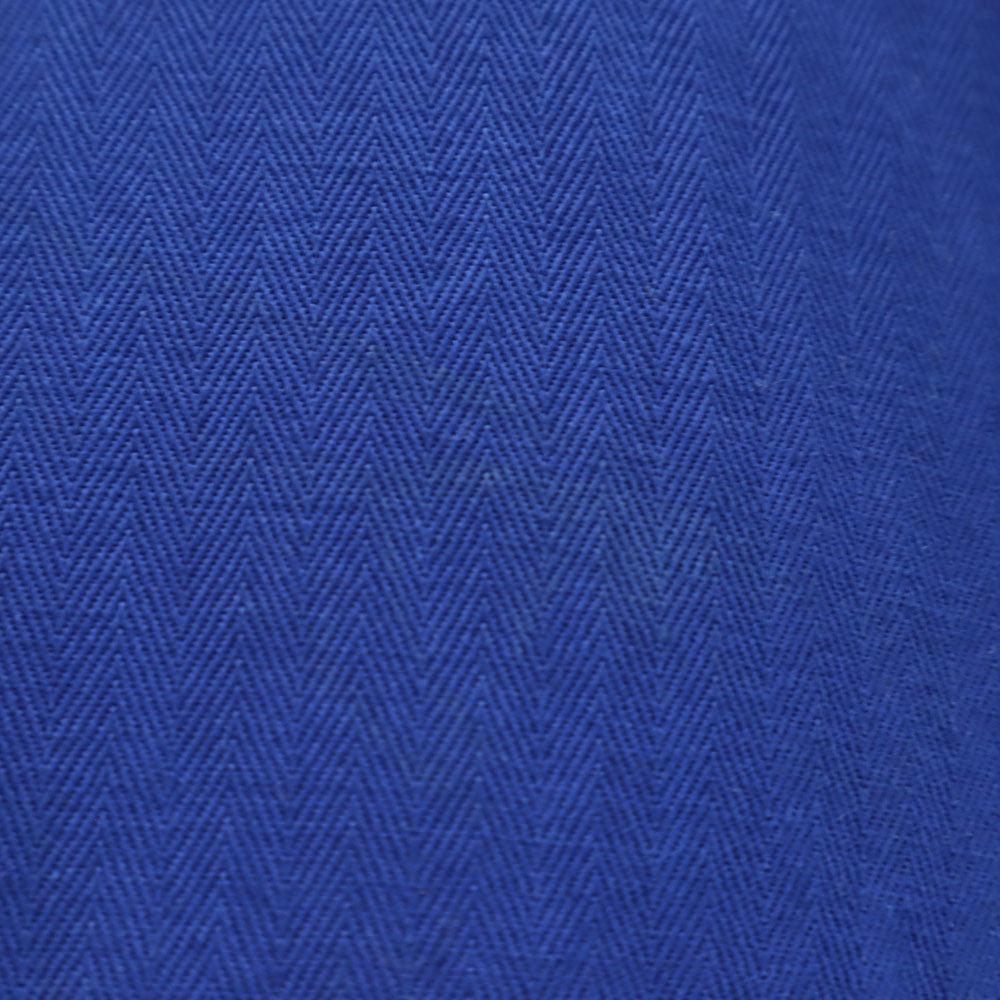 EURO WORK ユーロワーク 70s 80s ヴィンテージ ヘリンボーン 長袖 シャツ 50 ブルー メンズ