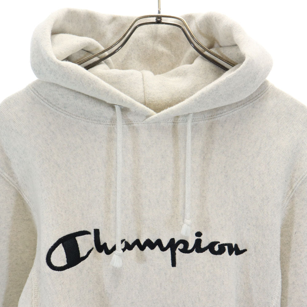 Champion チャンピオン 青単 復刻 長袖 リバースウィーブ スウェットパーカー M グレー 裏起毛 メンズ