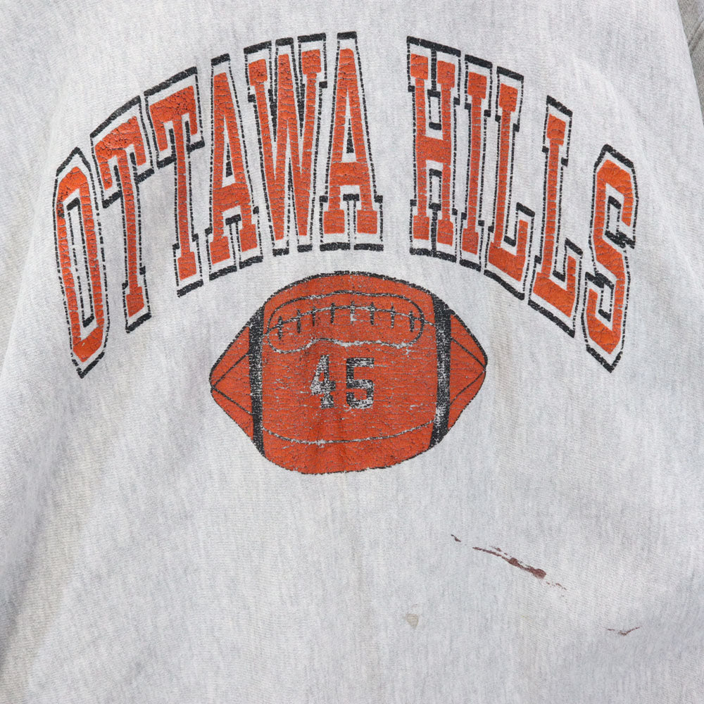 Champion チャンピオン 80s USA製 トリコタグ ヴィンテージ カレッジ 長袖 リバースウィーブ スウェット トレーナー XL グレー メンズ