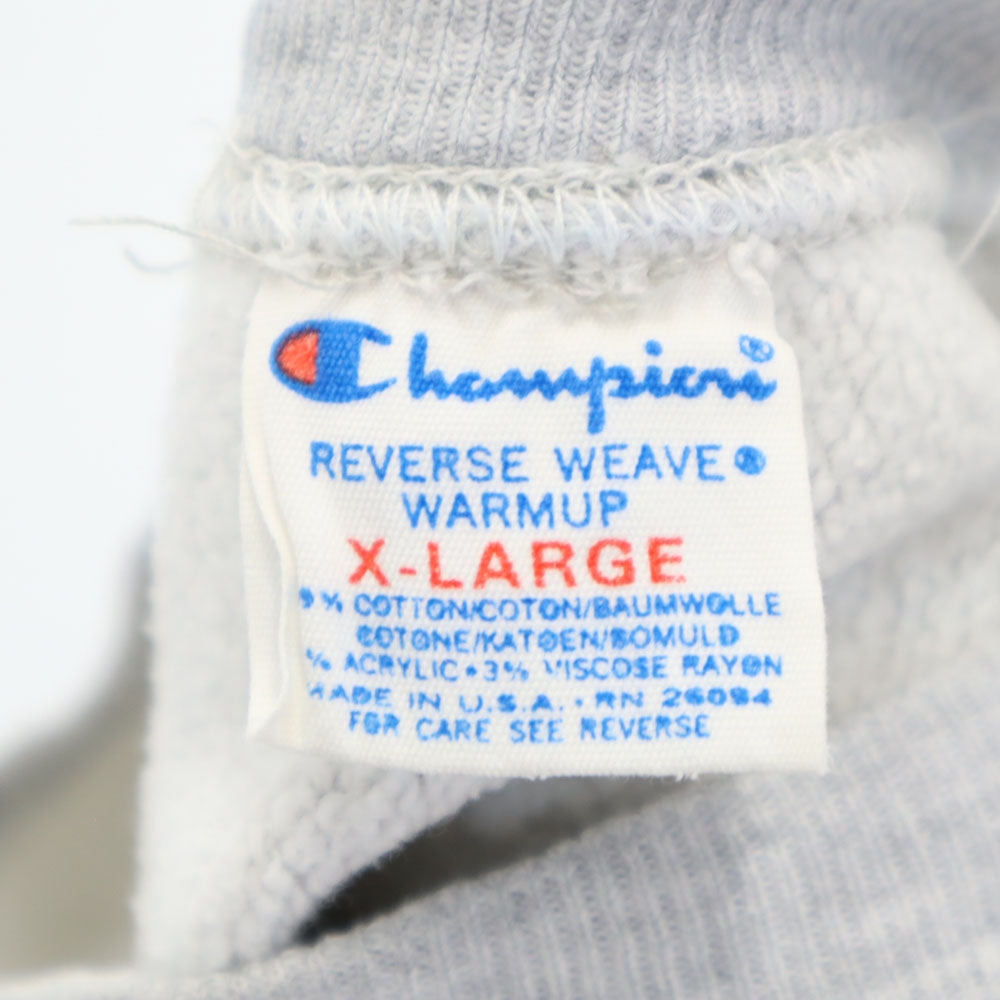 Champion チャンピオン 80s USA製 トリコタグ ヴィンテージ カレッジ 長袖 リバースウィーブ スウェット トレーナー XL グレー メンズ