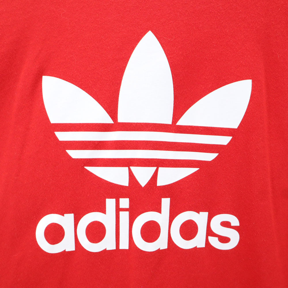 アディダス トレフォイルロゴプリント 半袖 Tシャツ M 赤系 adidas メンズ
