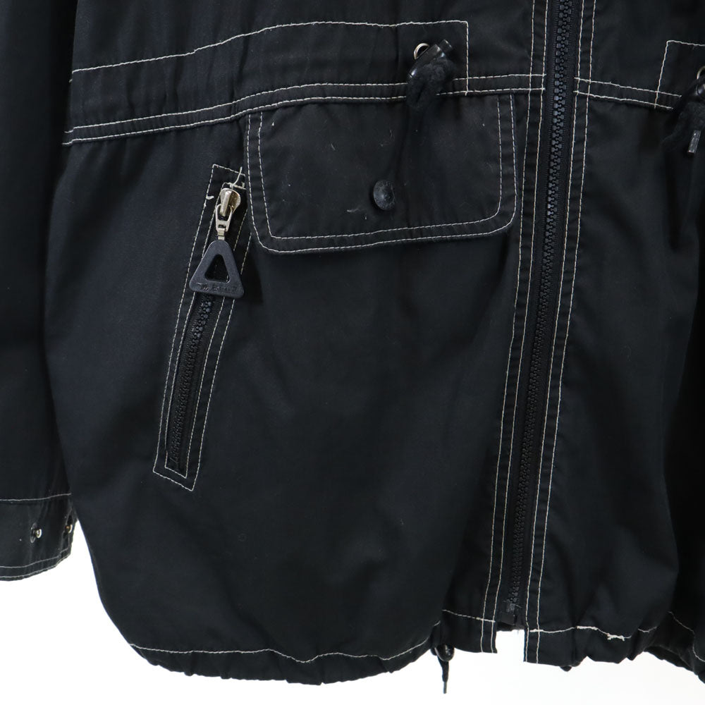 Bear ベアー 90s 韓国製 オールド 長袖 ジップジャケット F 黒 メンズ