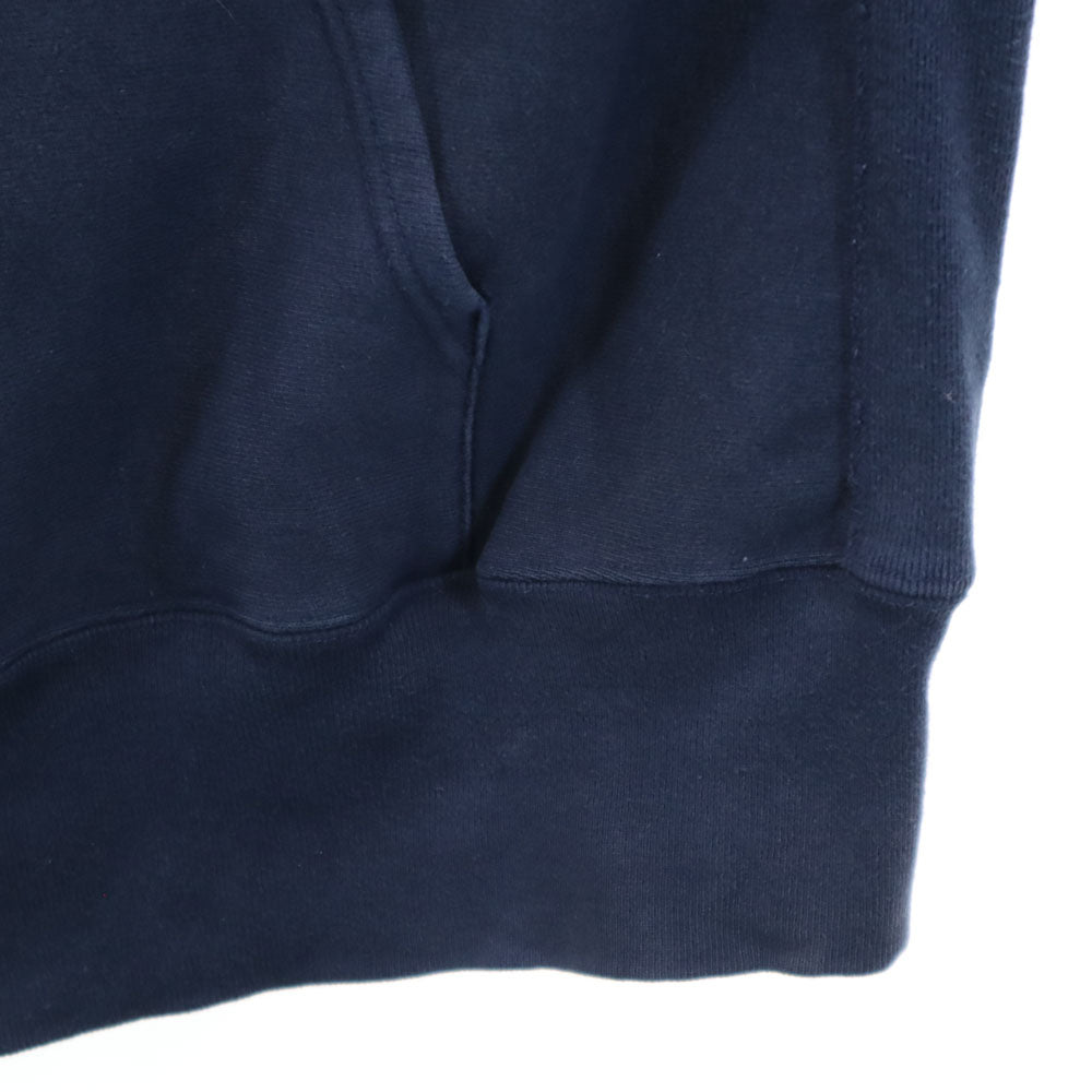 チャンピオン 90s リバースウィーブ USA製 刺繍タグ オールド 長袖 スウェットパーカー XL ネイビー Champion プルオーバー 裏起毛 メンズ