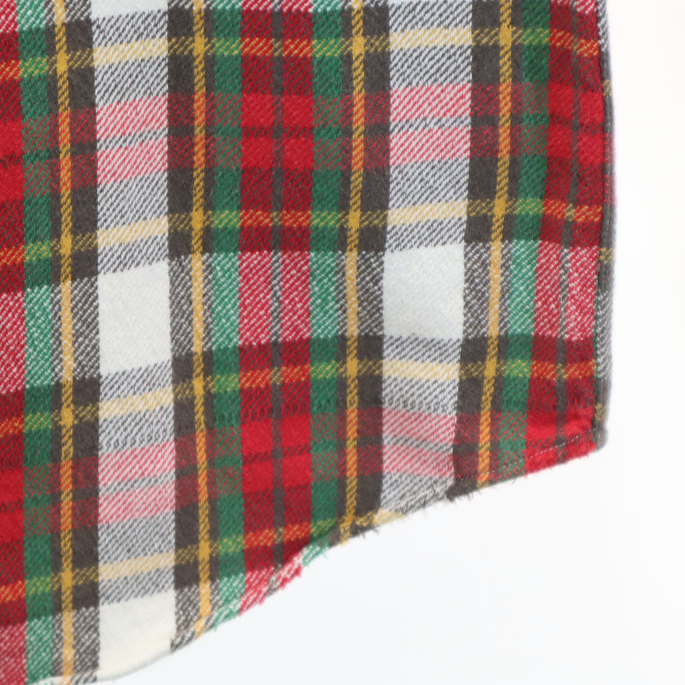 RRL インパクト21社製 チェック柄 長袖 シャツ M 赤系 ダブルアールエル RALPH LAUREN メンズ