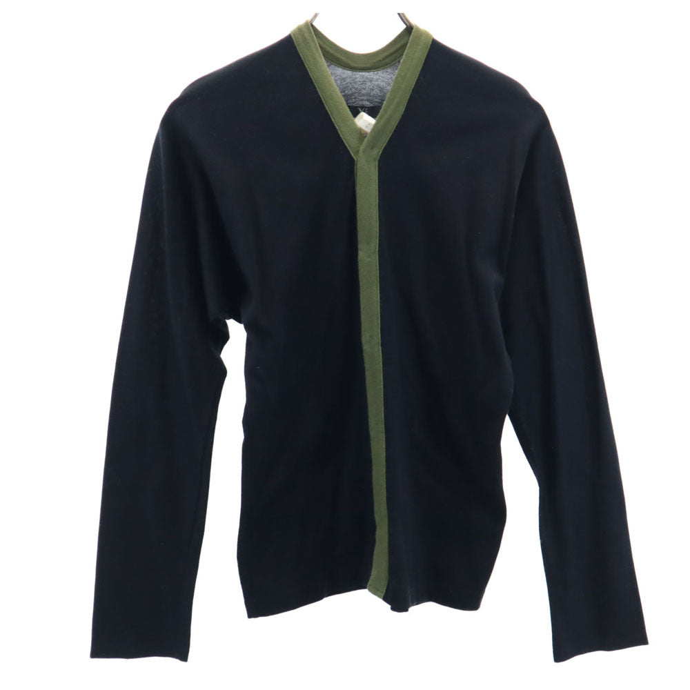 Y's ワイズ 日本製 長袖 カーディガン 3 ブラック ヨウジヤマモト レディース