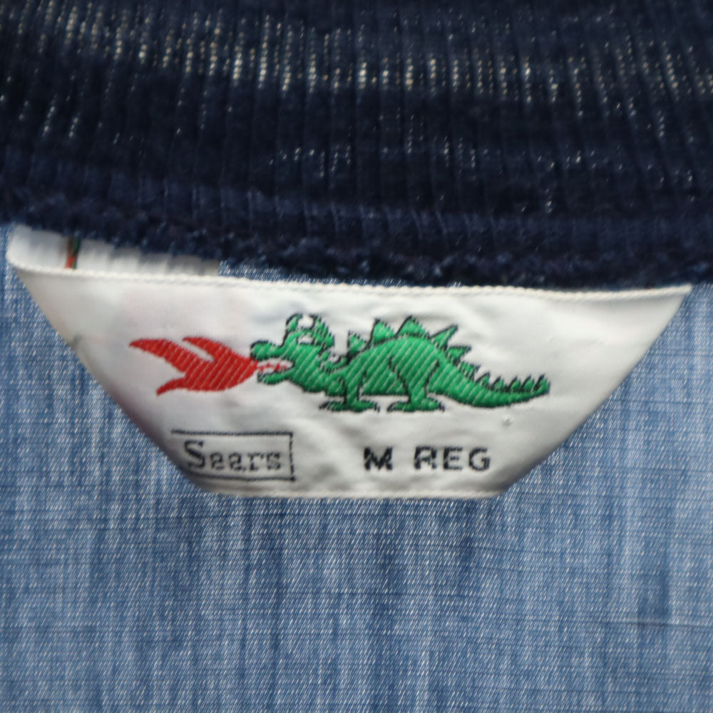 Sears シアーズ 70s ヴィンテージ ジップジャケット M ネイビー系 ブルゾン メンズ