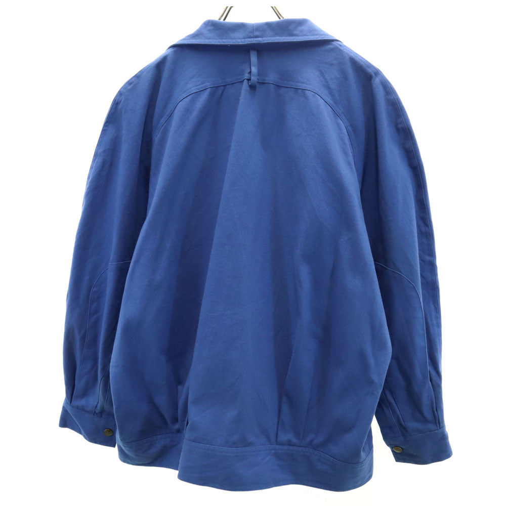Calvin klein カルバンクライン 90s オールド ショールカラー ジャケット M ブルー レディース