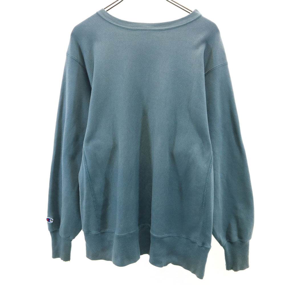 チャンピオン 90s USA製 オールド 刺繍タグ 長袖 リバースウィーブ スウェット トレーナー L グレー Champion 裏起毛 メンズ