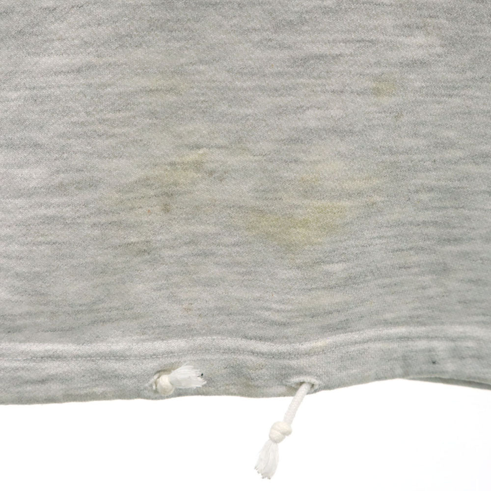 adidas アディダス 80s 日本製 デサント製 ヴィンテージ 長袖 スウェット トレーナー L ライトグレー メンズ