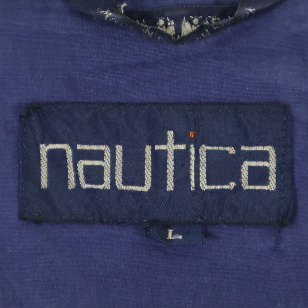 NAUTICA ノーティカ 90s オールド ジップジャケット L ネイビー系 メンズ