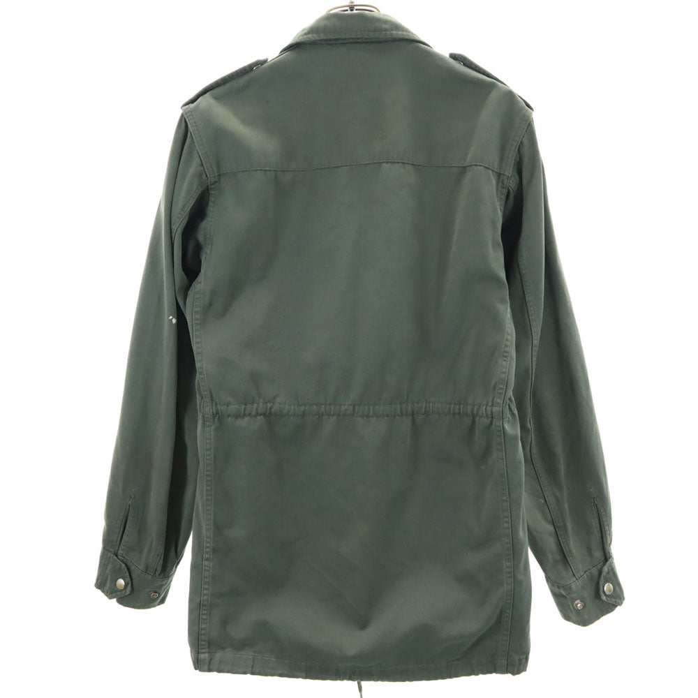 FRENCH ARMY フランス軍 70s ヴィンテージ ミリタリージャケット 92LGM カーキ フィールド ヘリンボーンツイル メンズ