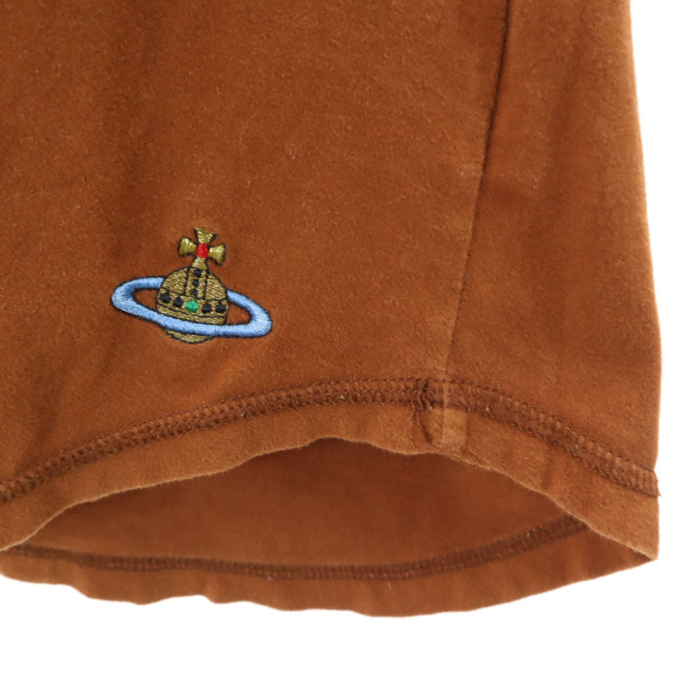 ヴィヴィアンウエストウッド レッドレーベル イタリア製 長袖 カットソー S ブラウン Vivienne Westwood Red Label レディース