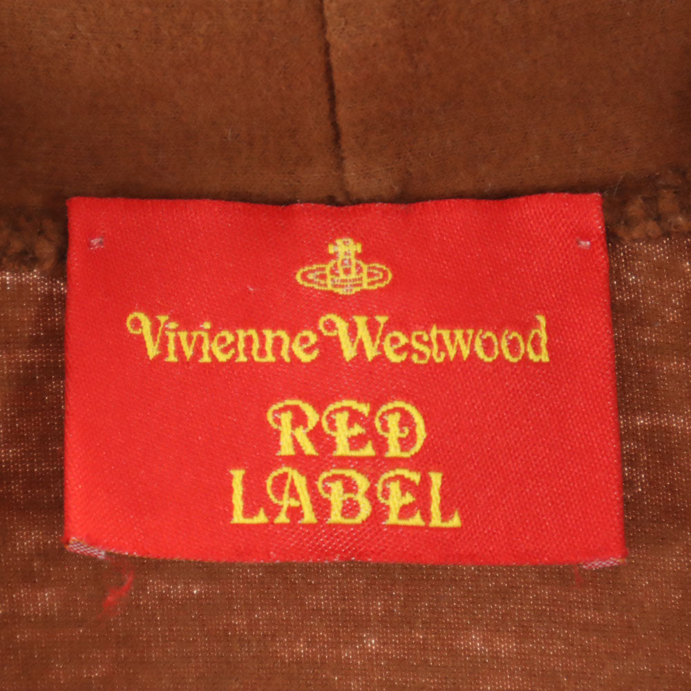 ヴィヴィアンウエストウッド レッドレーベル イタリア製 長袖 カットソー S ブラウン Vivienne Westwood Red Label レディース