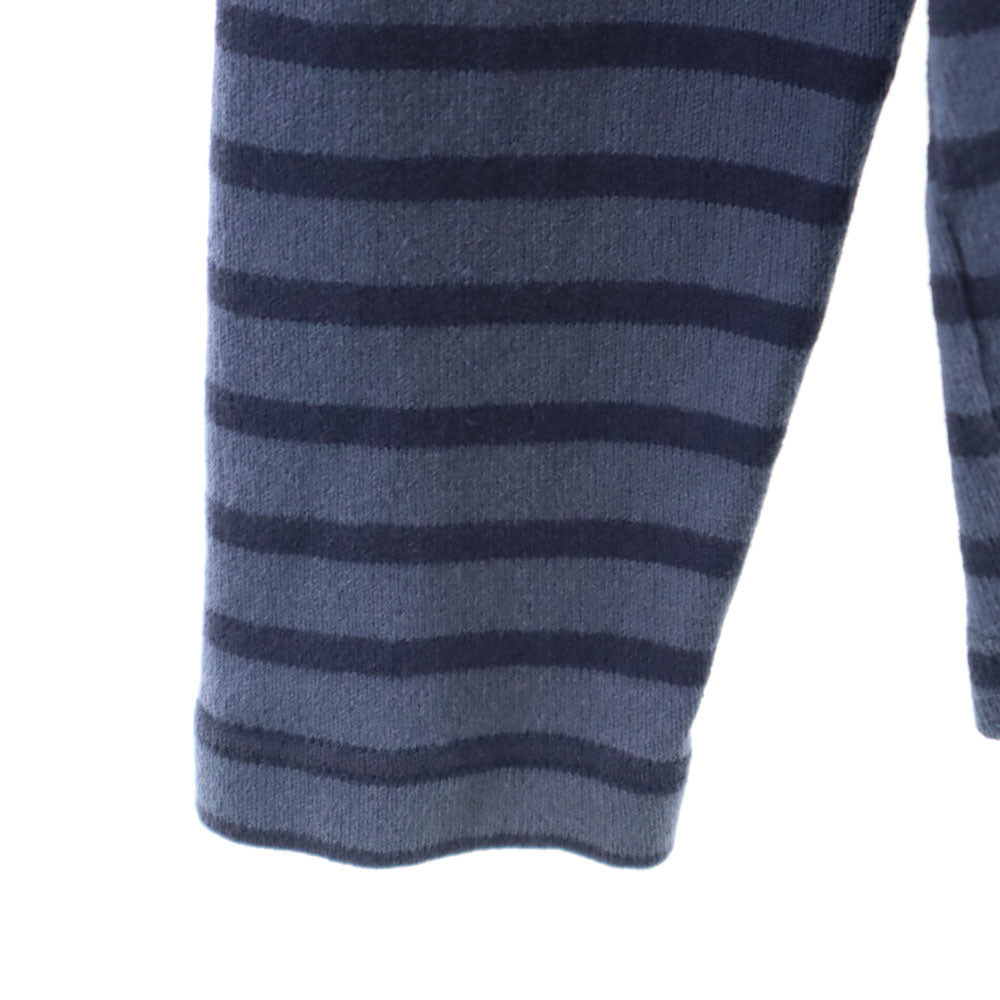 RRL ボーダー柄 長袖 コットンニット Vネック カーディガン M ブルー系 ダブルアールエル RALPH LAUREN レディース