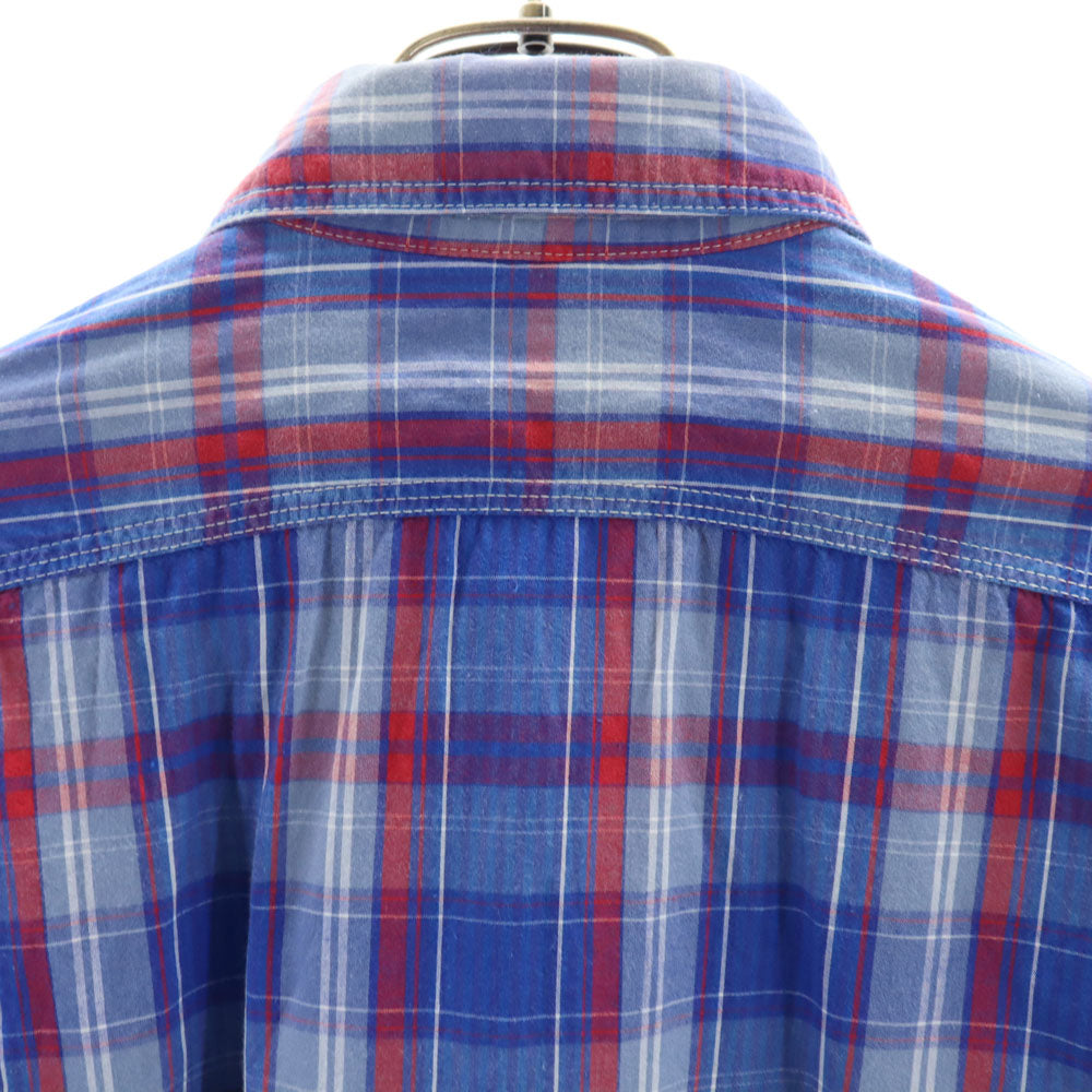 ENGINEERED GARMENTS エンジニアドガーメンツ USA製 チェック柄 長袖 シャツ XS ブルー系 メンズ