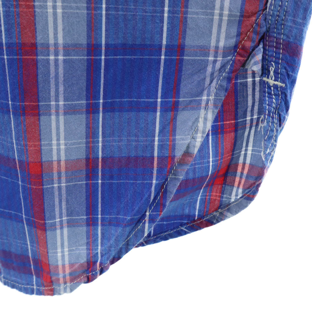 ENGINEERED GARMENTS エンジニアドガーメンツ USA製 チェック柄 長袖 シャツ XS ブルー系 メンズ