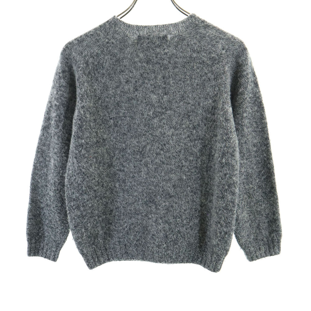 Harley of Scotland ハーレーオブスコットランド 長袖 ウール セーター 34 グレー ニット レディース