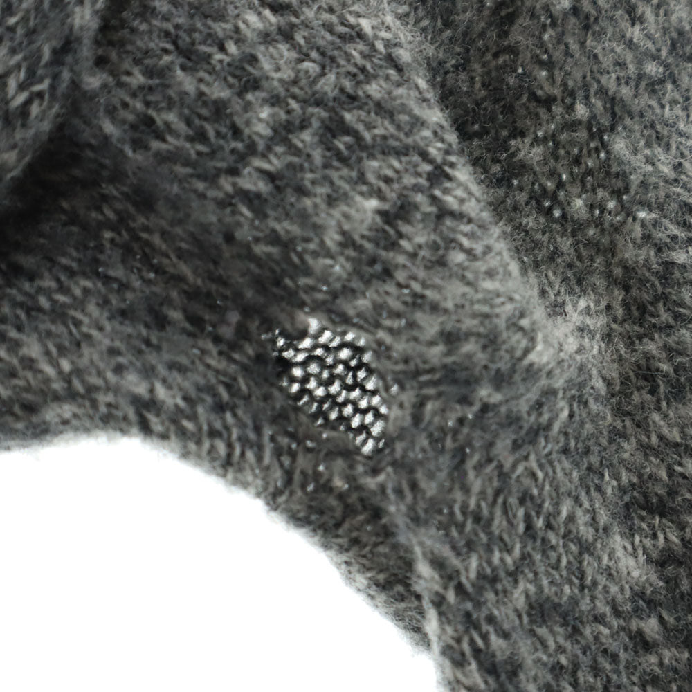 Harley of Scotland ハーレーオブスコットランド 長袖 ウール セーター 34 グレー ニット レディース