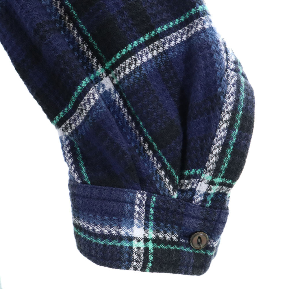 Name. ネーム 日本製 長袖 チェックシャツ 1 ネイビー メンズ