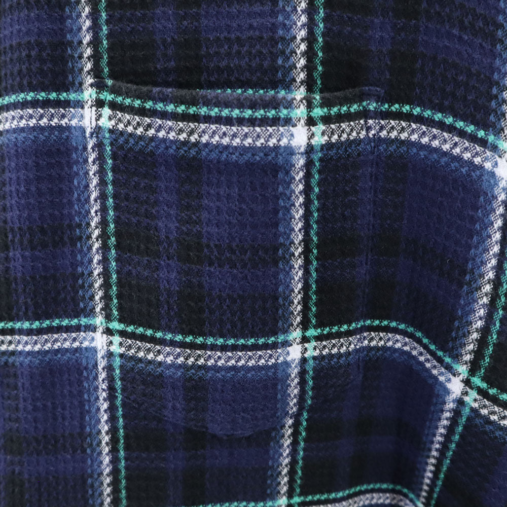 Name. ネーム 日本製 長袖 チェックシャツ 1 ネイビー メンズ