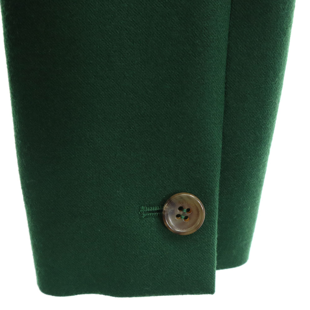 ケンゾー ウール テーラードジャケット 38 グリーン KENZO ブレザー レディース