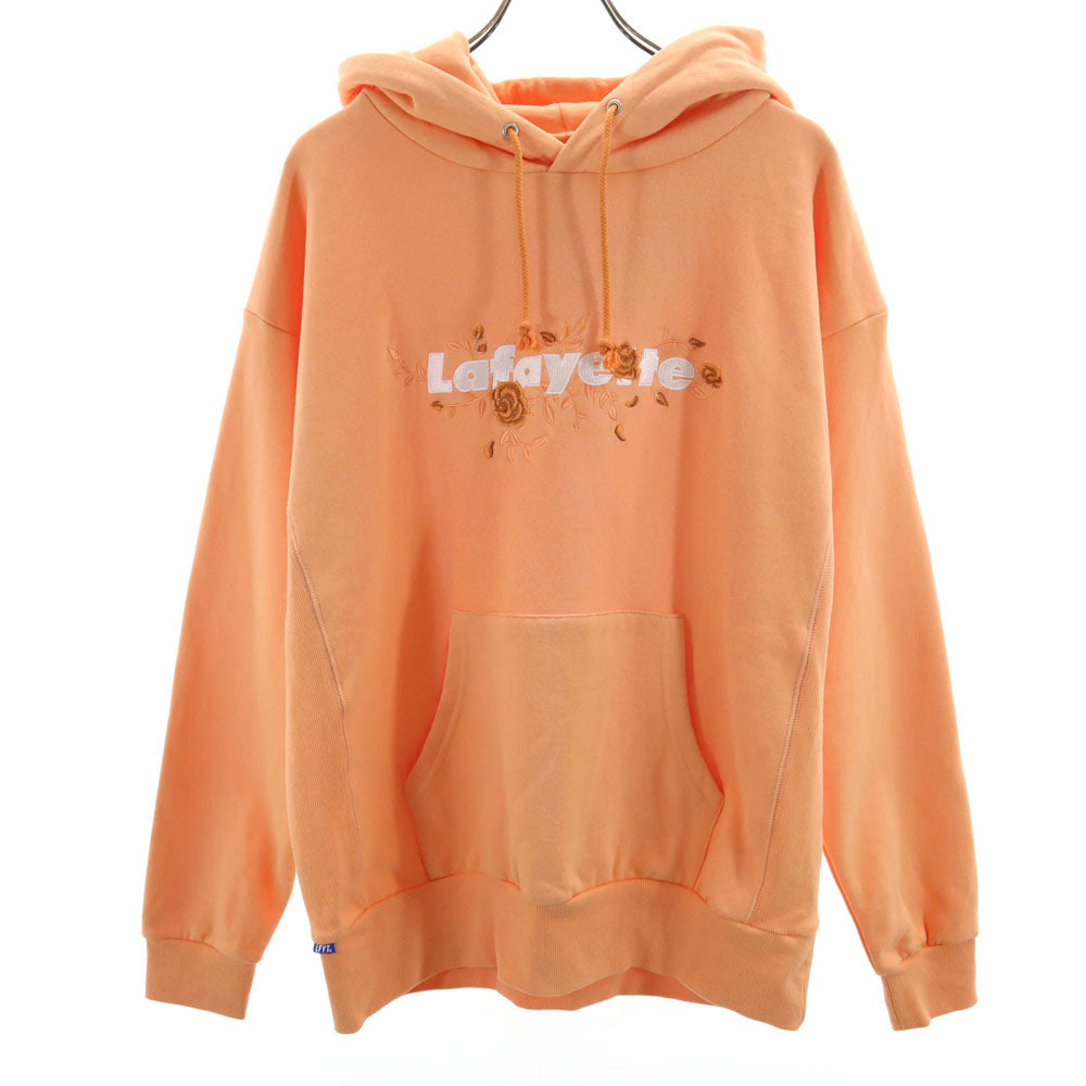 LFYT エルエフワイティー スウェットパーカー M オレンジ系 裏起毛 プルオーバー メンズ