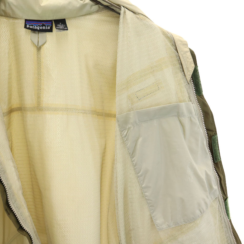 パタゴニア 00s 2002年 アウトドア 83617 トレントシェル ジャケット S イエローベージュ patagonia マウンテンパーカー メンズ