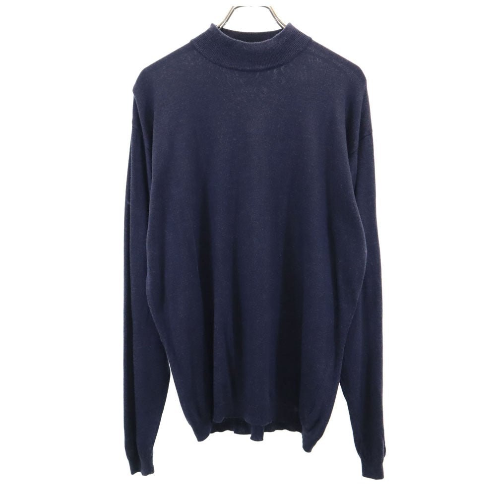 TALLIA UOMO 90s イタリア製 オールド 長袖 セーター XL ネイビー ニット メンズ