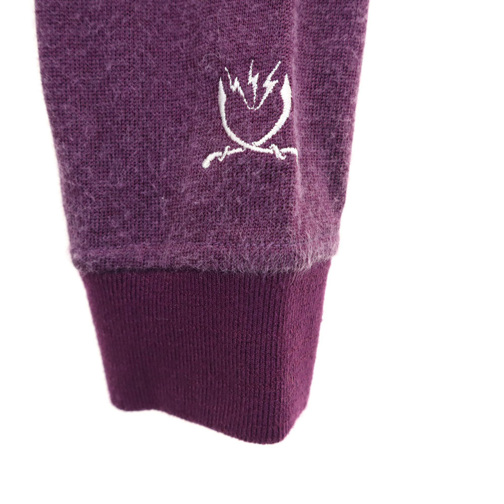 NEIGHBORHOOD ネイバーフッド 日本製 長袖 パーカー WS パープル メンズ