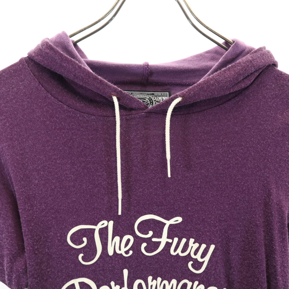 NEIGHBORHOOD ネイバーフッド 日本製 長袖 パーカー WS パープル メンズ