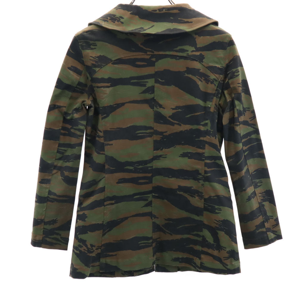 HYSTERIC ヒステリック 日本製 カモフラ柄 ミリタリージャケット F グリーン系 迷彩 レディース