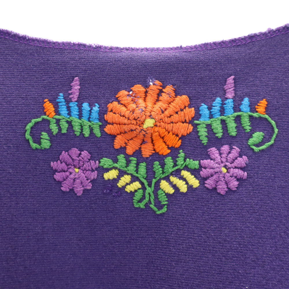 Champion チャンピオン 90s オールド 刺繍タグ 7分袖 リバースウィーブ スウェット トレーナー M パープル レディース