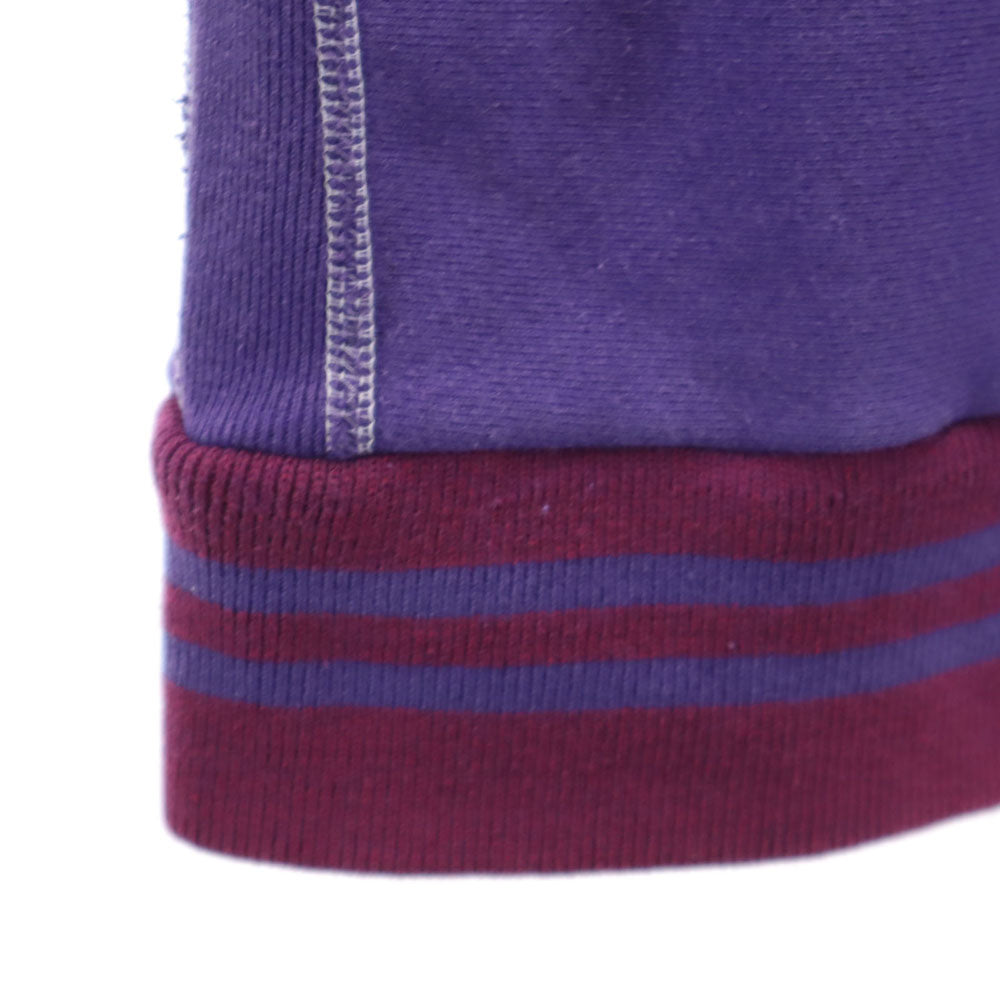 Champion チャンピオン 90s オールド 刺繍タグ 7分袖 リバースウィーブ スウェット トレーナー M パープル レディース