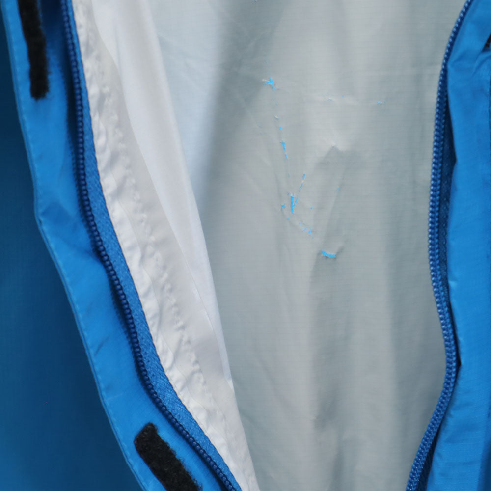 THE NORTH FACE ノースフェイス アウトドア NPW10032 レインテックス ウェア 上下 セットアップ M 水色 収納袋付き レディース