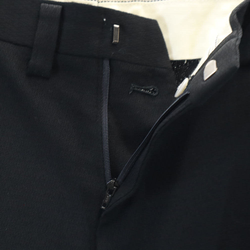 モルトブラボー ジャンニ・ヴェルサーチ生地 ダブル スーツ 上下 セットアップ チャコールブラック x GIANNI VERSACE メンズ