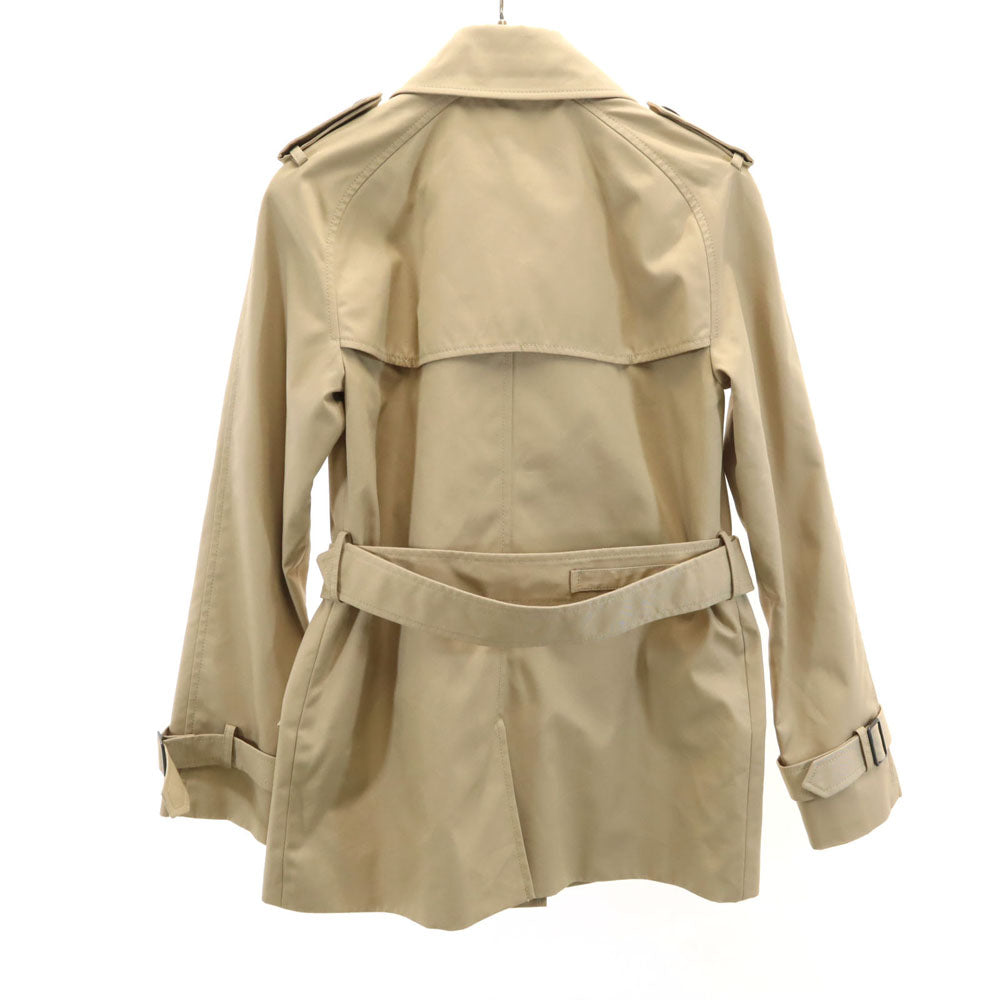 コーチ F86050 ソリッドショート トレンチコート XS ベージュ COACH レディース