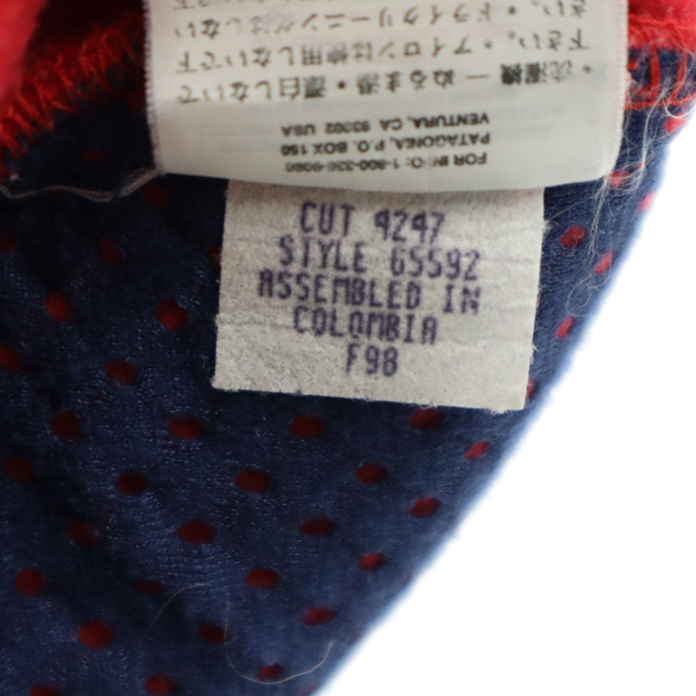 patagonia パタゴニア 90s 98年 アウトドア 65592 オールド ボア ベスト 12 レッド キッズ