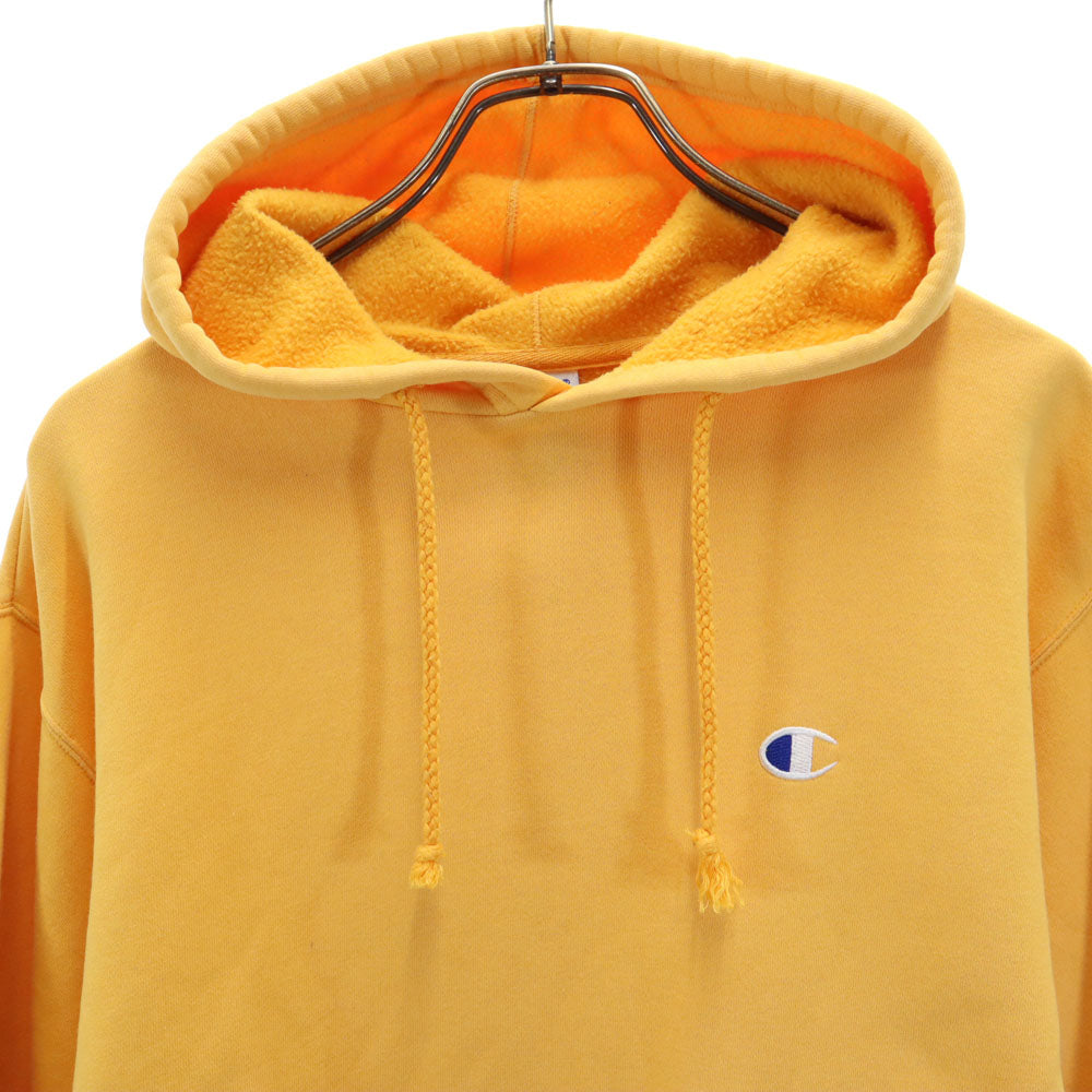 Champion チャンピオン 90s オールド 長袖 スウェットパーカー M イエロー 裏起毛 メンズ