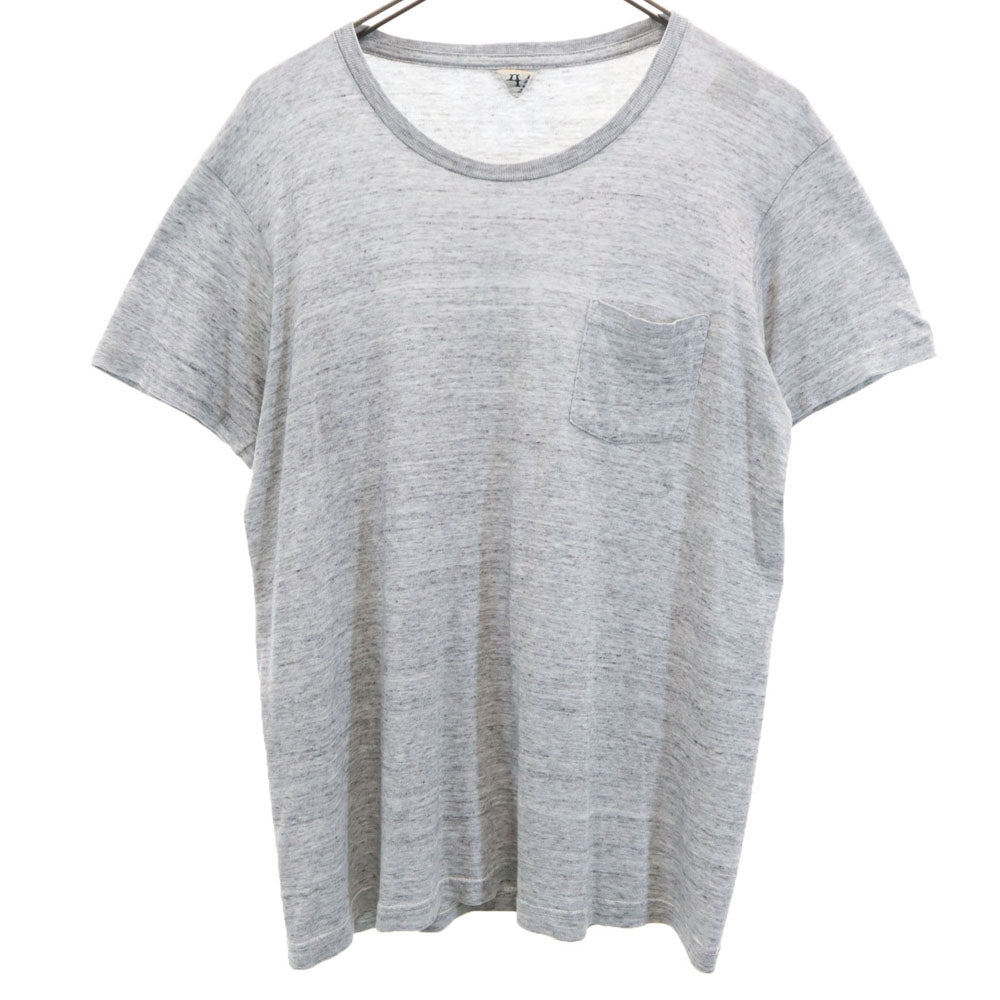 フィルメランジェ 日本製 半袖 Tシャツ 4 グレー FilMelange ポケT SUNNY メンズ