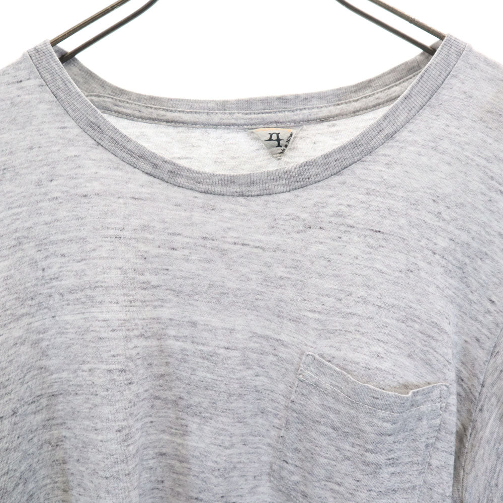 フィルメランジェ 日本製 半袖 Tシャツ 4 グレー FilMelange ポケT SUNNY メンズ