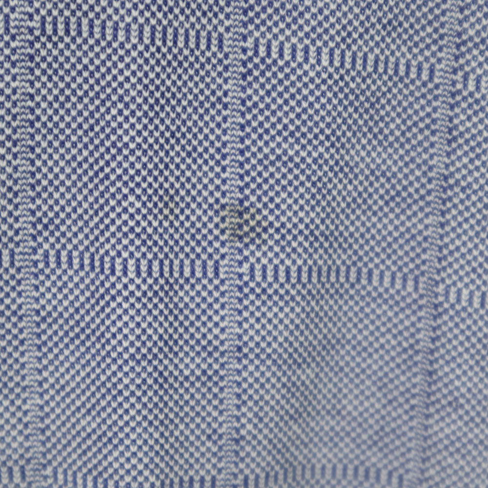 Salvatore Ferragamo サルヴァトーレフェラガモ イタリア製 チェック 長袖 ポロシャツ L グレー系 ジップ メンズ