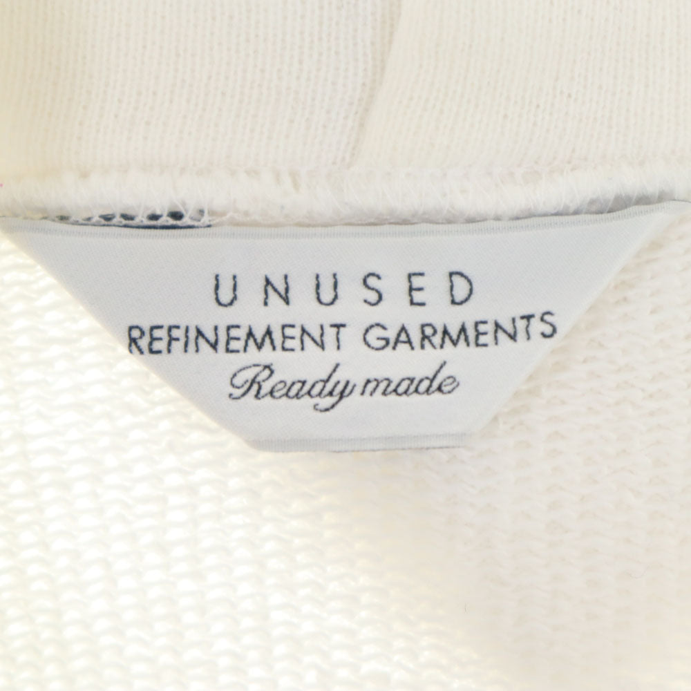 UNUSED アンユーズド 日本製 長袖 スウェットパーカー 2 ホワイト系 メンズ