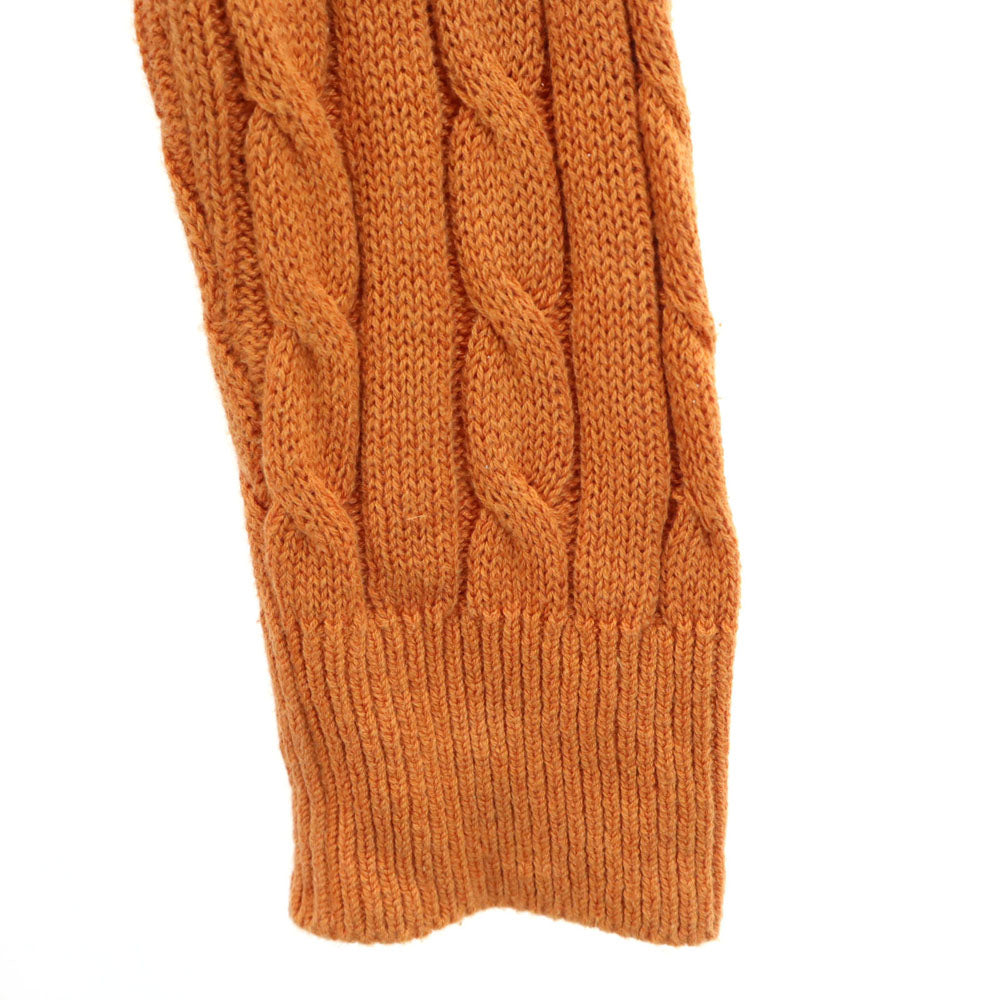 The Guilty Parties ギルティーパーティーズ 日本製 長袖 セーター M オレンジ ワコマリア ケーブルニット メンズ