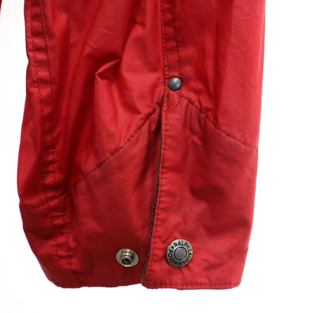 Polo by Ralph Lauren ポロバイラルフローレン 90s USA製 オールド ファイヤーマンジャケット ジャケット M 赤 POLO SPORT コーデュロイ襟 メンズ