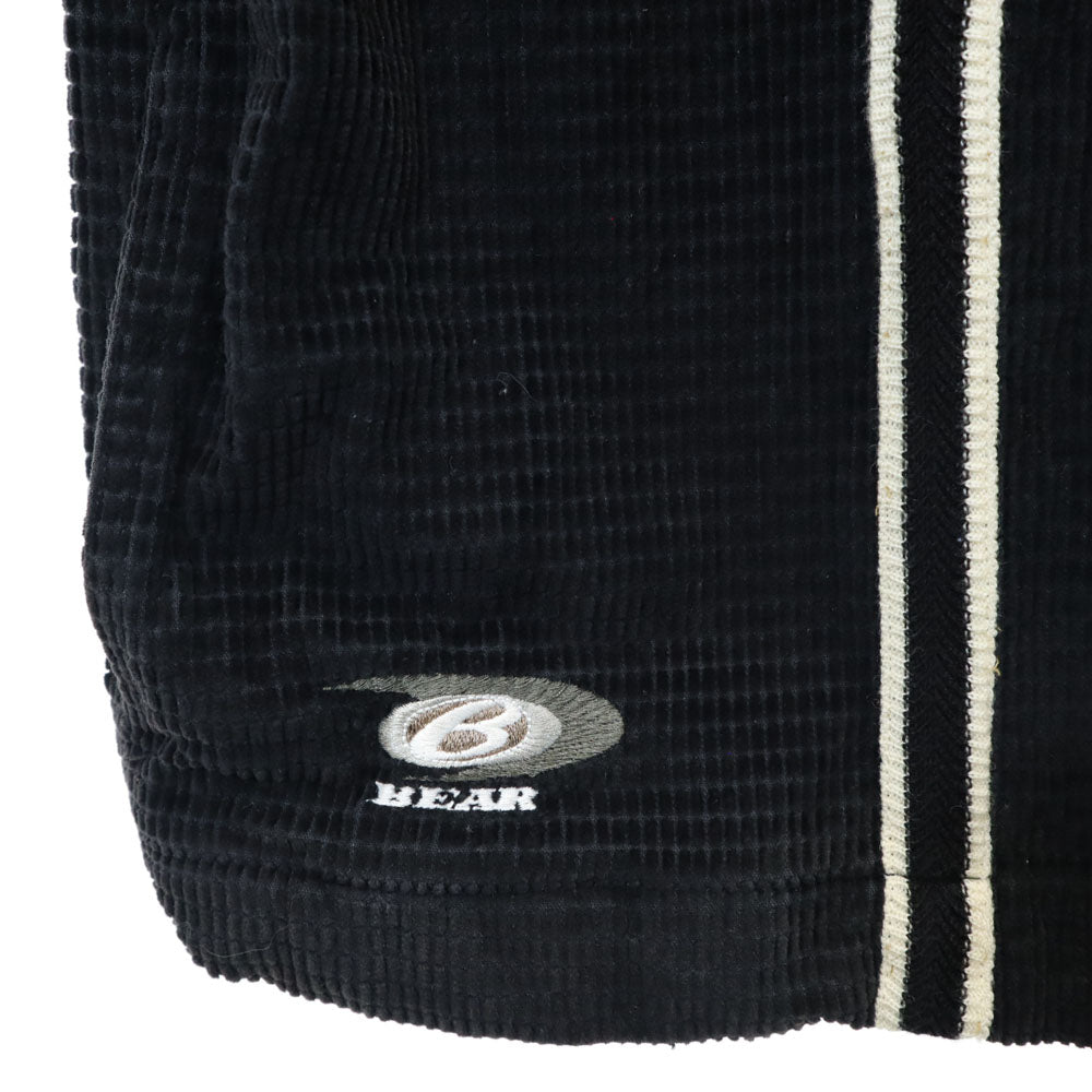 Bear ベアー 90s オールド コーデュロイ ジップジャケット M ブラック メンズ
