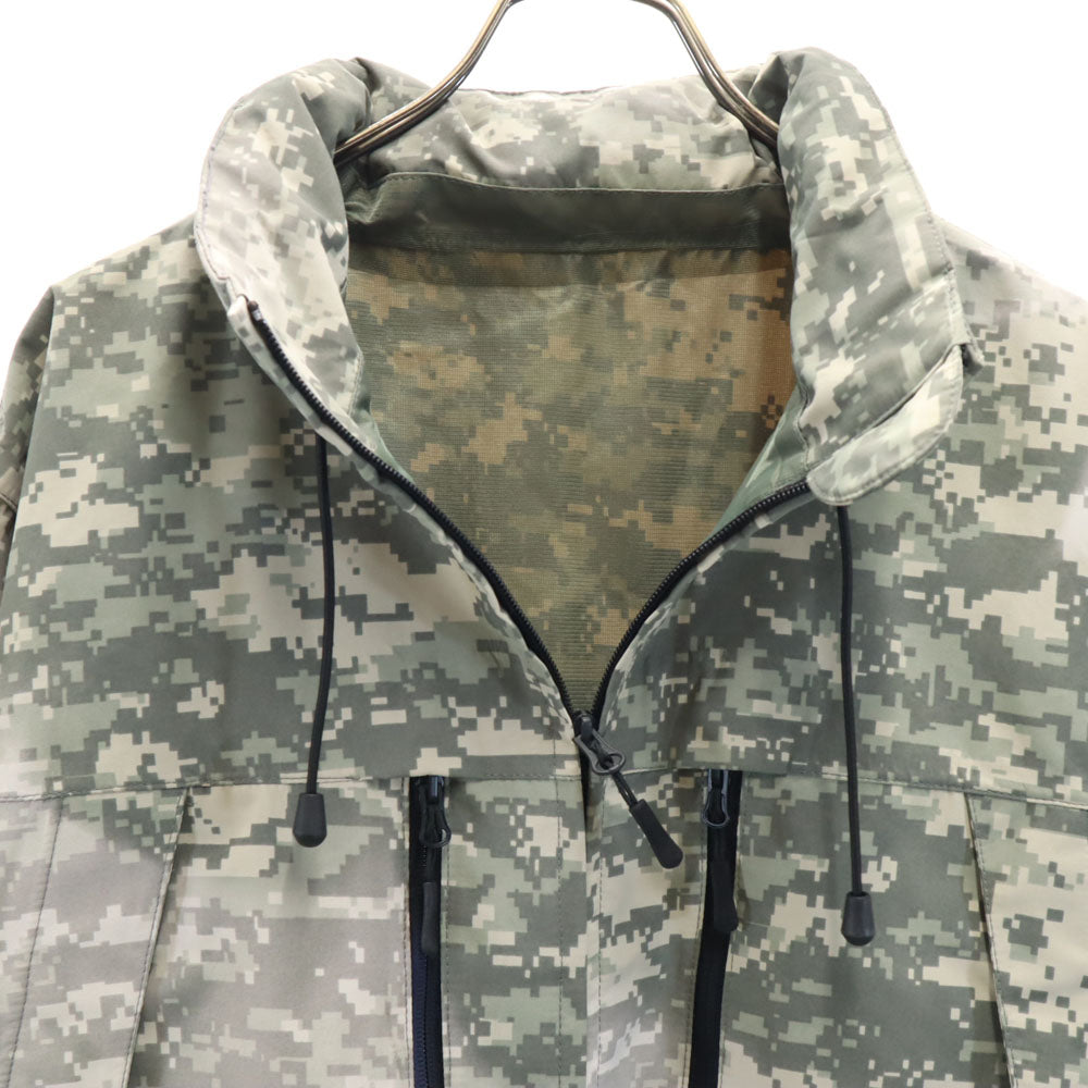 ワイエムシーエルケーワイ モザイクカモフラ柄 ミリタリー ナイロンジャケット XL グレー系 YMCLKY メンズ