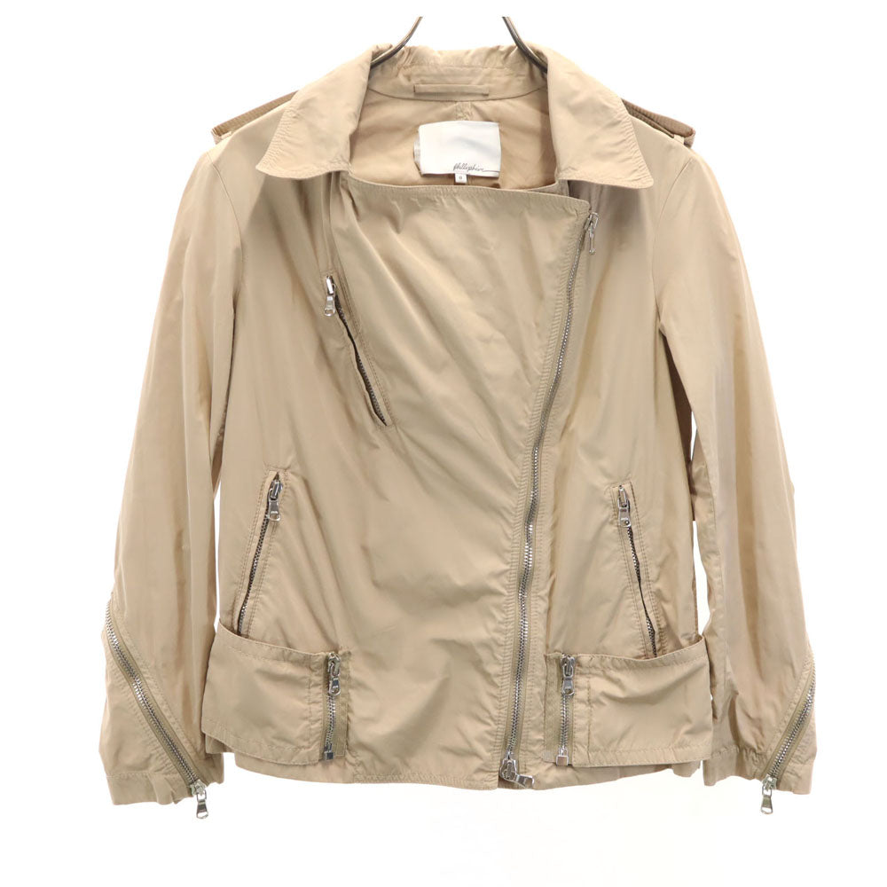 3.1 Phillip Lim 3.1フィリップリム 長袖 ライダース ジャケット 0 ベージュ レディース