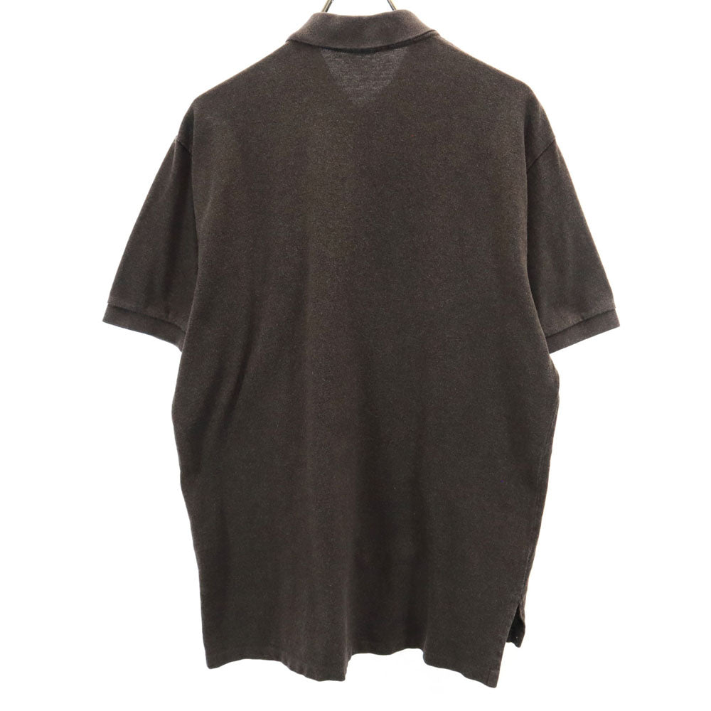 ポロバイラルフローレン 半袖 ポロシャツ L ブラウン系 Polo by Ralph Lauren 鹿の子 メンズ